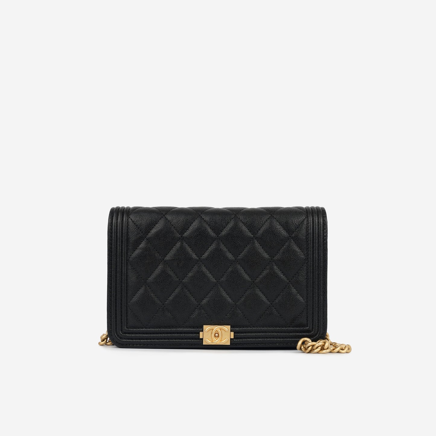 Chanel Boy Bag Lambskin Black Crossbody Style 6