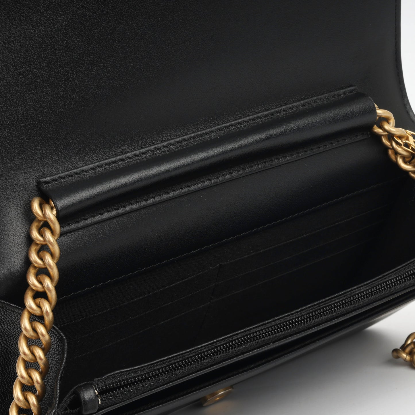 Chanel Boy Bag Lambskin Black Crossbody Style 6