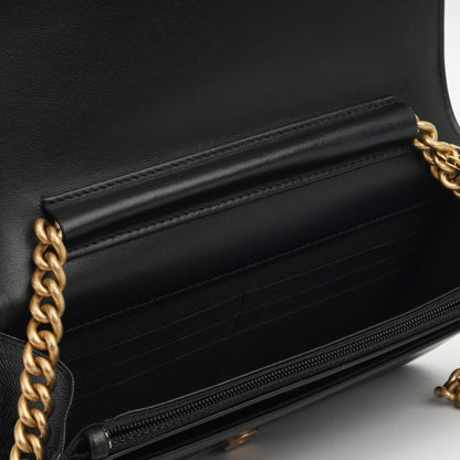 Chanel Boy Bag Lambskin Black Crossbody Style 6