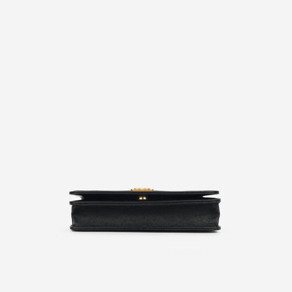 Chanel Boy Bag Lambskin Black Crossbody Style 6