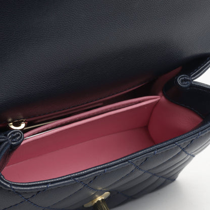 Chanel Extra Mini Coco Handle - Navy