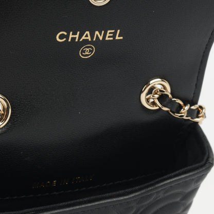 Chanel Luxury Lambskin Black Handbag Style 5