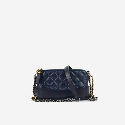Chanel Gabrielle Lambskin Black Shoulder Bag
