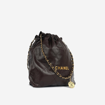 Chanel Luxury Calfskin Gold Tote Bag Style 3
