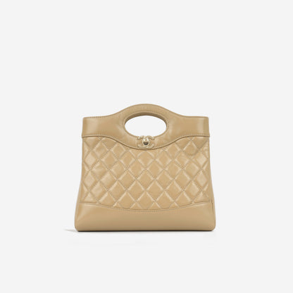 Chanel Luxury Calfskin Gold Handbag