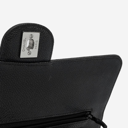 Chanel Classic Flap Lambskin Black Shoulder Bag Style 314