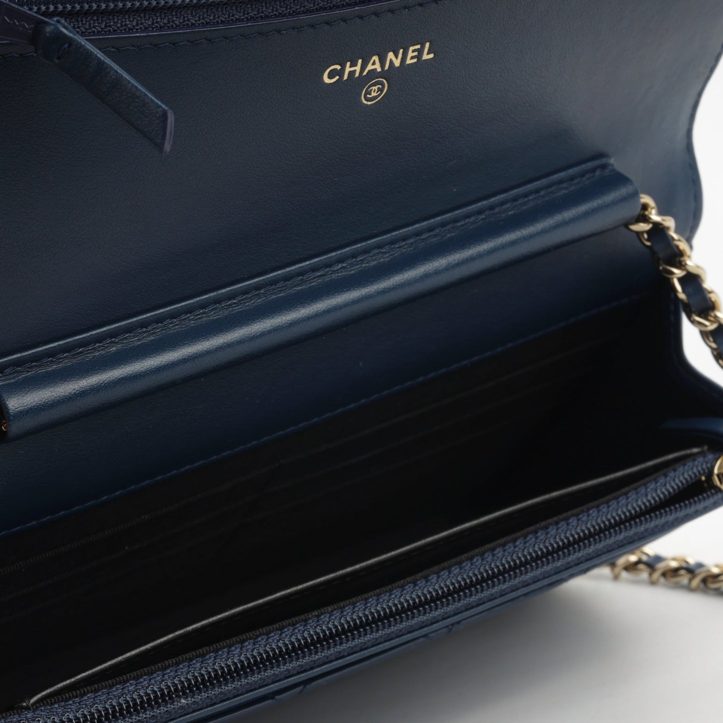 Chanel Wallet On Chain Caviar Gold Crossbody