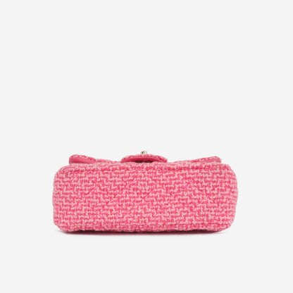 Chanel Mini Rectangular - Mixed Pink Tweed