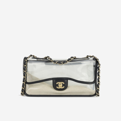 Chanel Lambskin Black Shoulder Bag Style 24