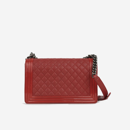 Chanel Boy Bag Caviar Black Shoulder Bag Style 8