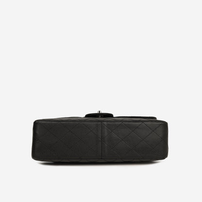 Chanel Classic Flap Lambskin Black Shoulder Bag Style 18