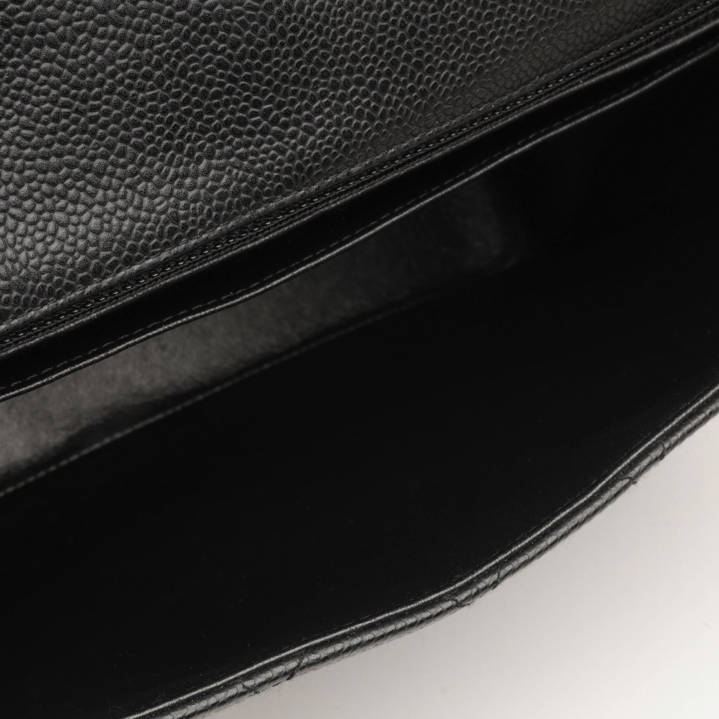 Chanel Classic Flap Lambskin Black Shoulder Bag Style 18