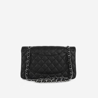 Chanel Classic Flap Lambskin Black Shoulder Bag Style 310
