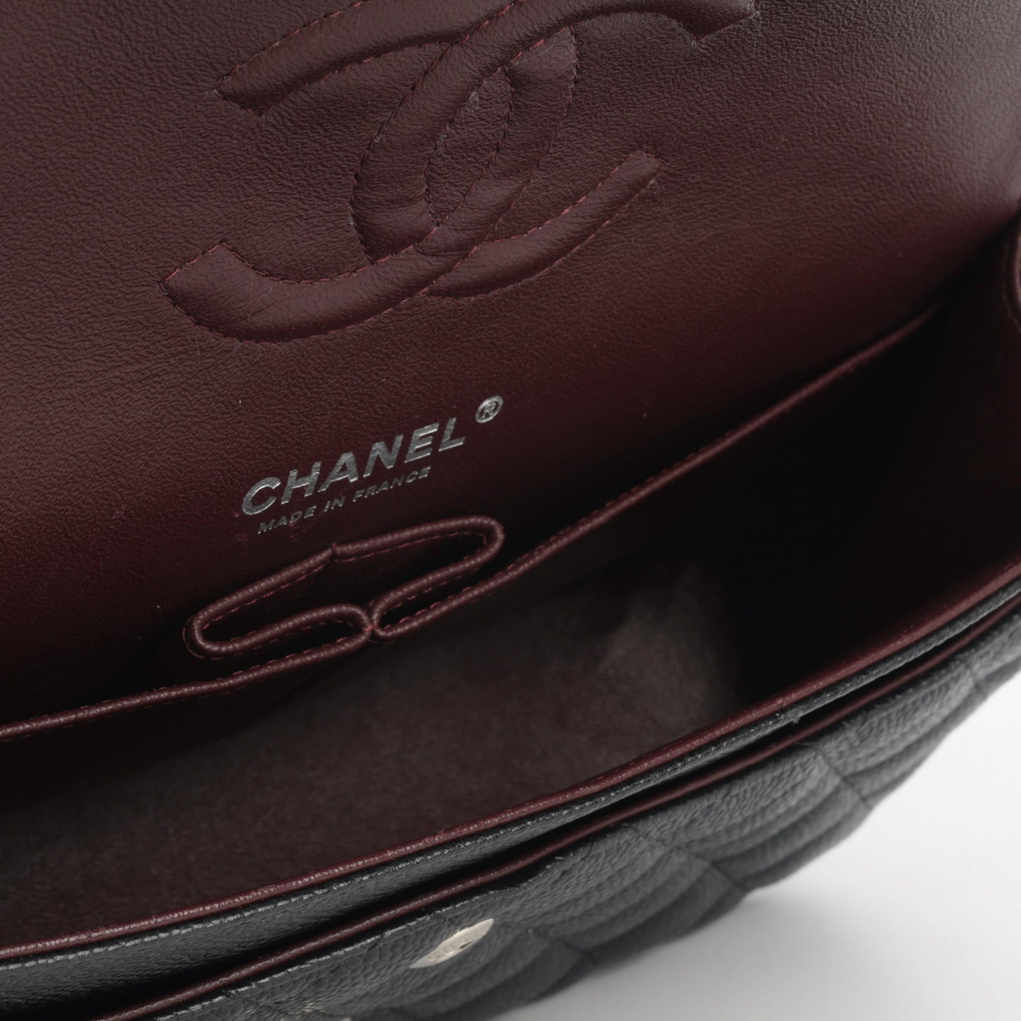 Chanel Classic Flap Lambskin Black Shoulder Bag Style 310