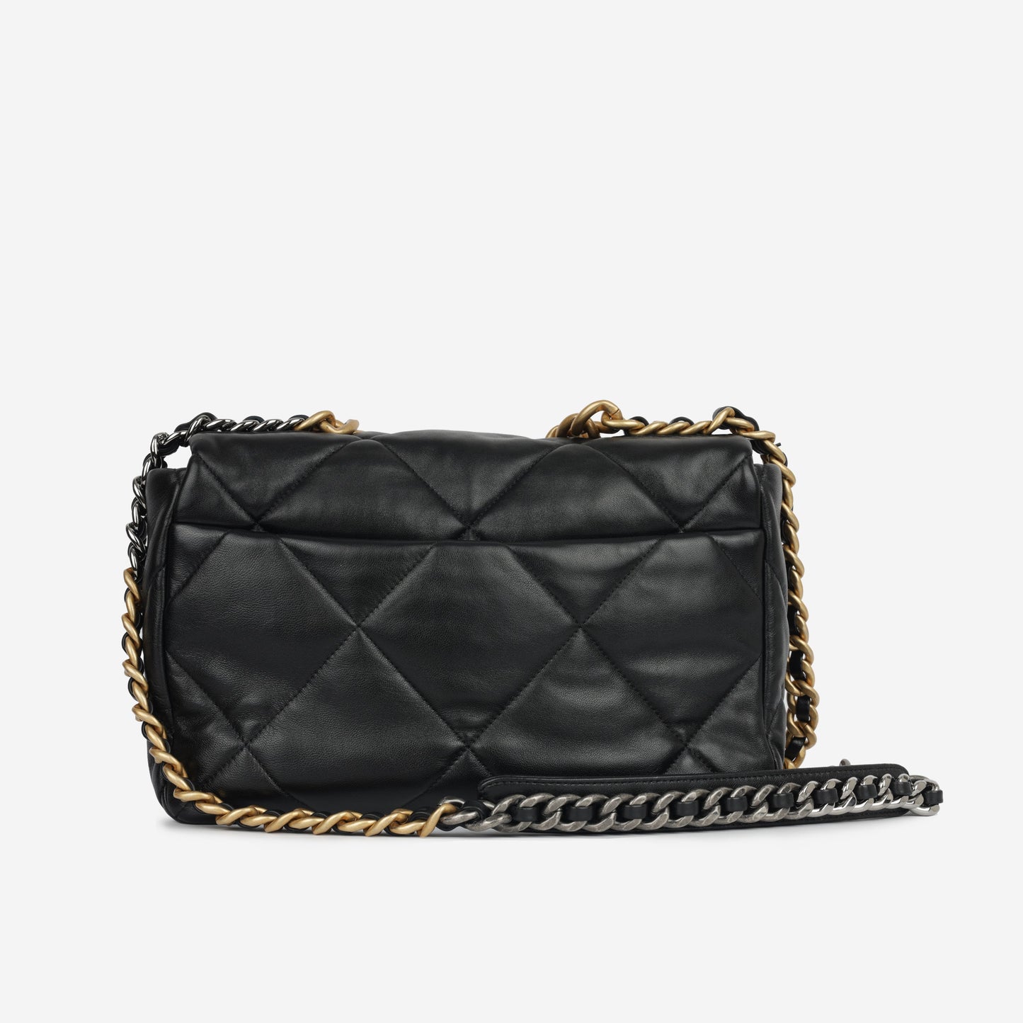 Chanel Chanel 19 Lambskin Black Shoulder Bag Style 14