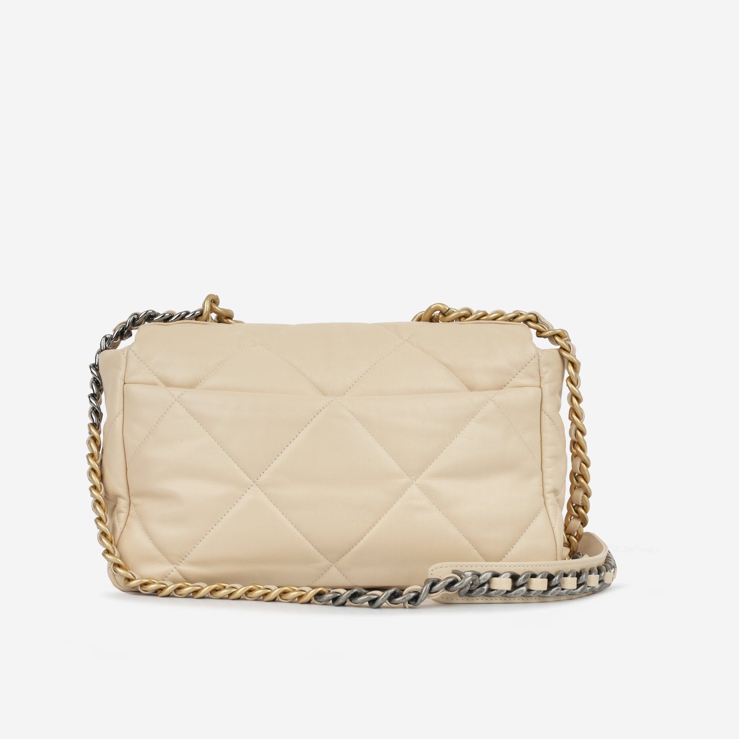 Chanel Chanel 19 Lambskin Black Shoulder Bag Style 30