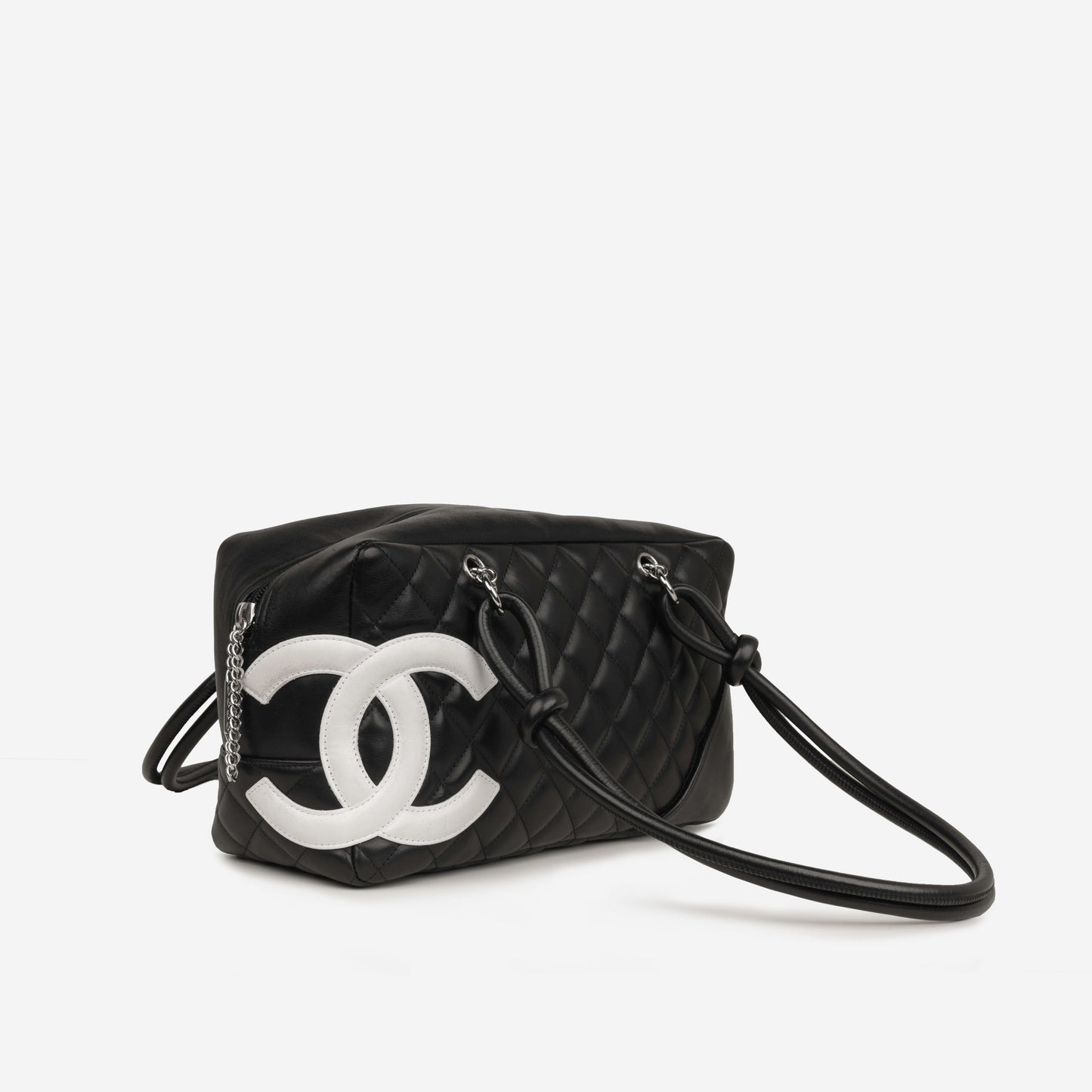 Chanel Cambon Lambskin Black Handbag