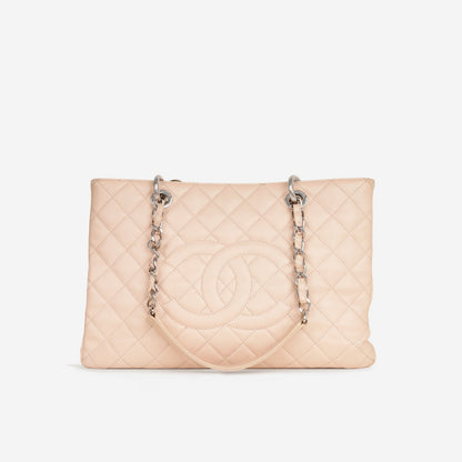 Chanel Shopping Tote Caviar Brown Tote Bag