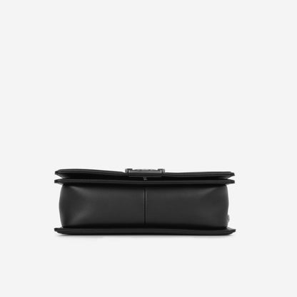 Chanel Boy Bag Lambskin Black Shoulder Bag Style 48