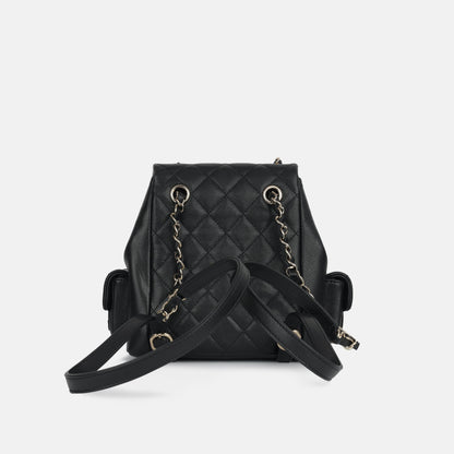 Chanel Luxury Caviar Black Backpack