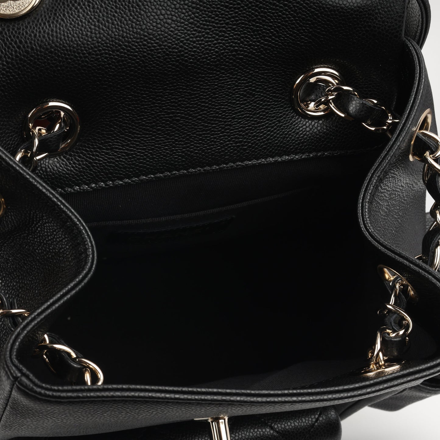 Chanel Luxury Caviar Black Backpack