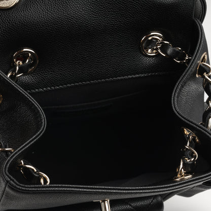 Chanel Luxury Caviar Black Backpack