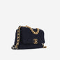 Chanel Chanel 19 Tweed Gold Shoulder Bag