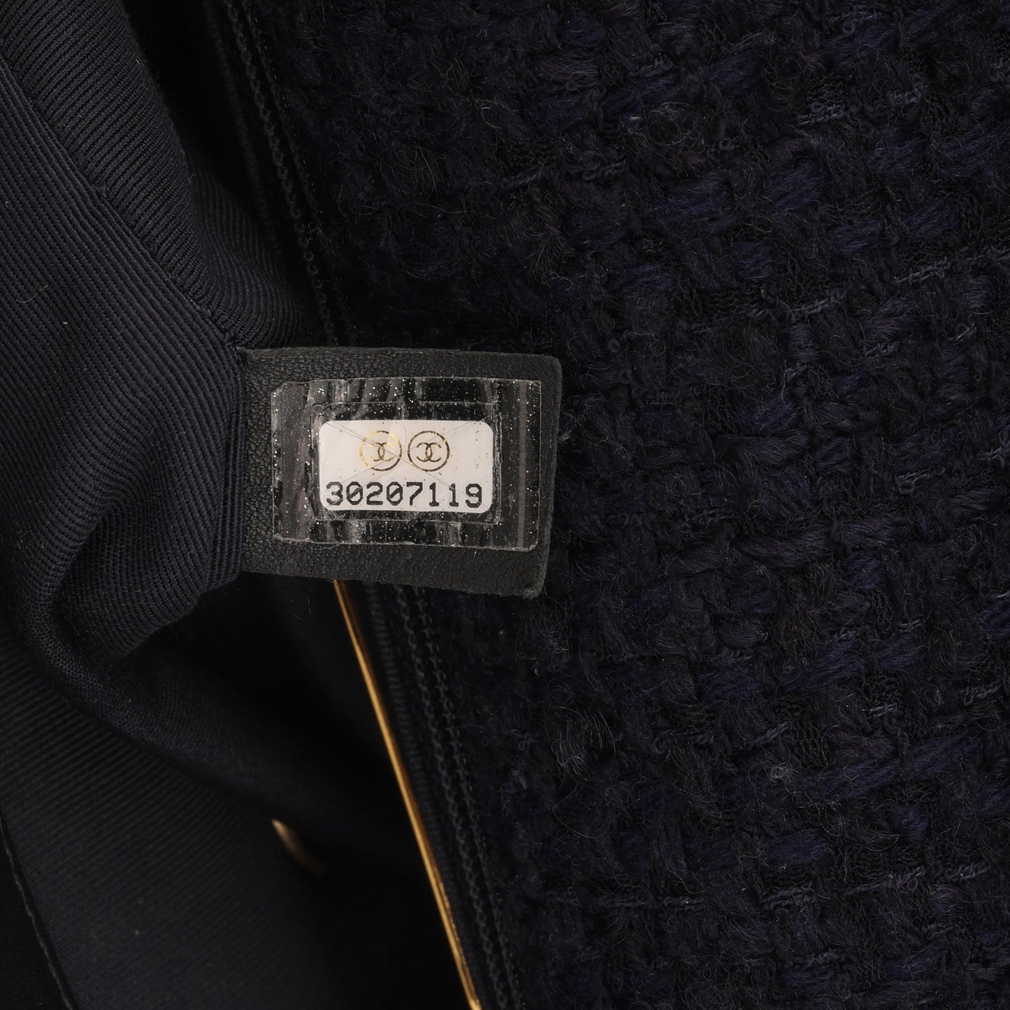 Chanel Chanel 19 Tweed Gold Shoulder Bag