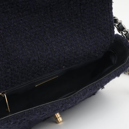 Chanel Chanel 19 Tweed Gold Shoulder Bag