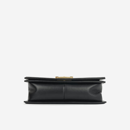 Chanel Boy Bag Lambskin Black Shoulder Bag Style 47