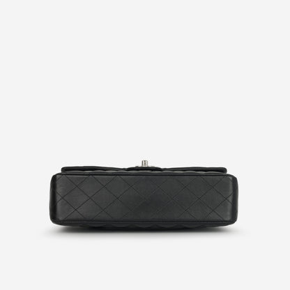Chanel Classic Flap Lambskin Black Shoulder Bag Style 321
