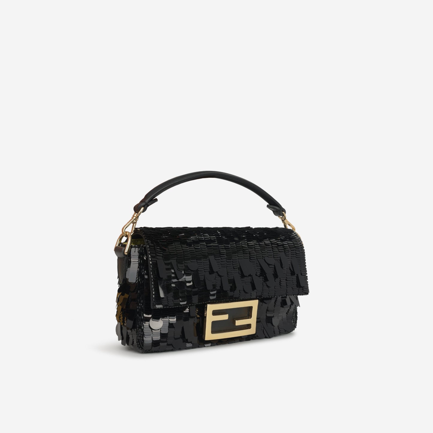 Fendi Baguette Black Shoulder Bag Black
