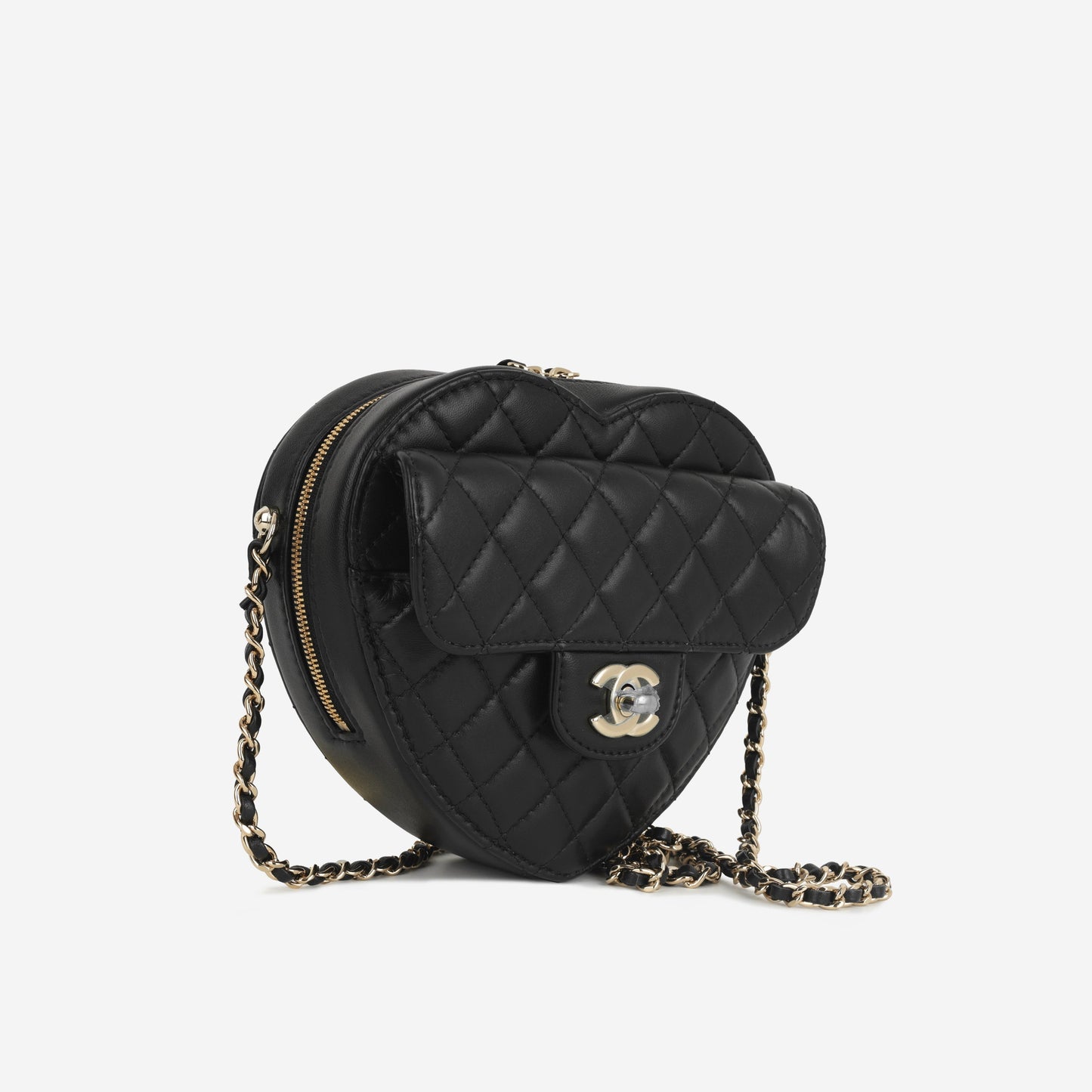 Chanel Luxury Lambskin Black Handbag Style 8