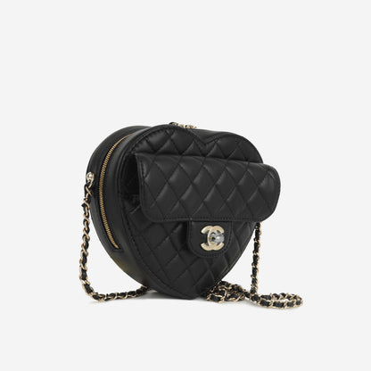 Chanel Luxury Lambskin Black Handbag Style 8