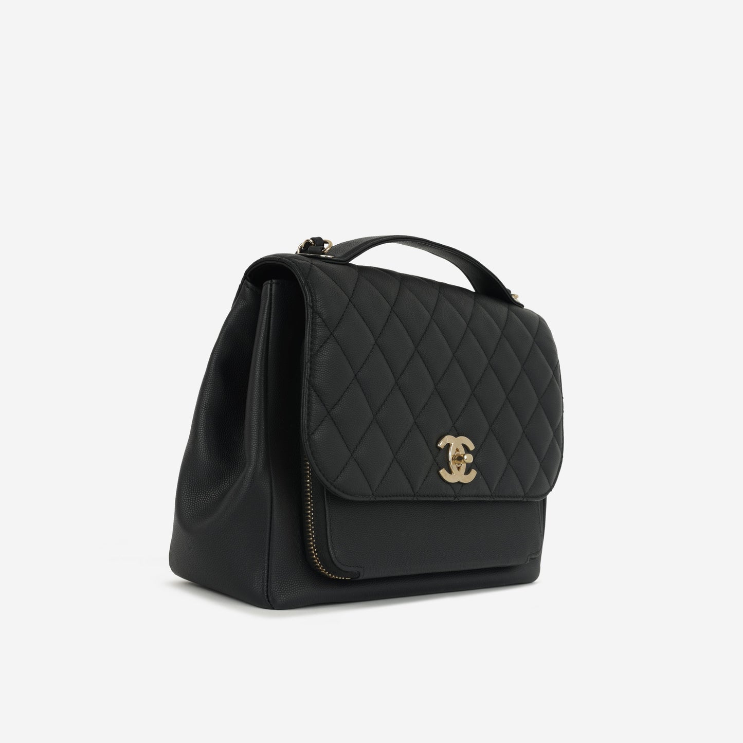 Chanel Timeless Caviar Black Shoulder Bag