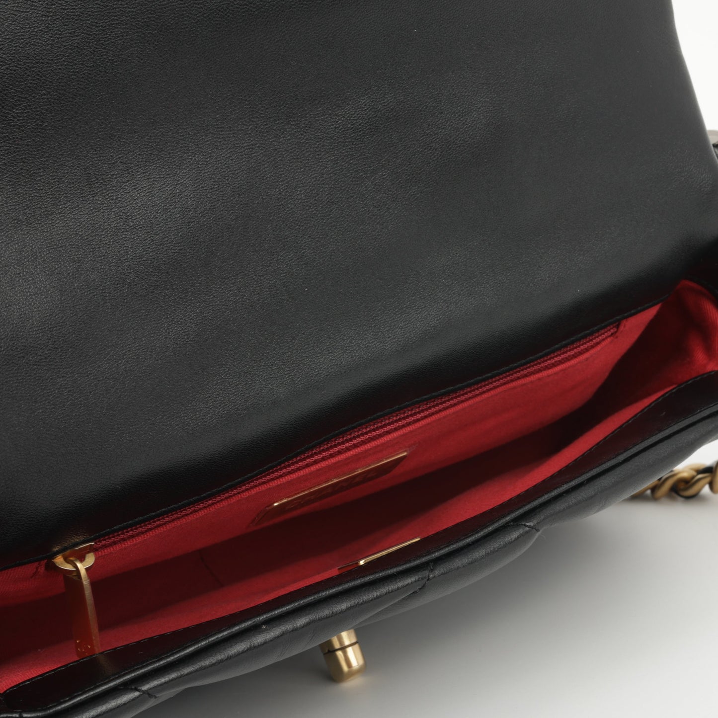 Chanel Chanel 19 Lambskin Black Shoulder Bag Style 34