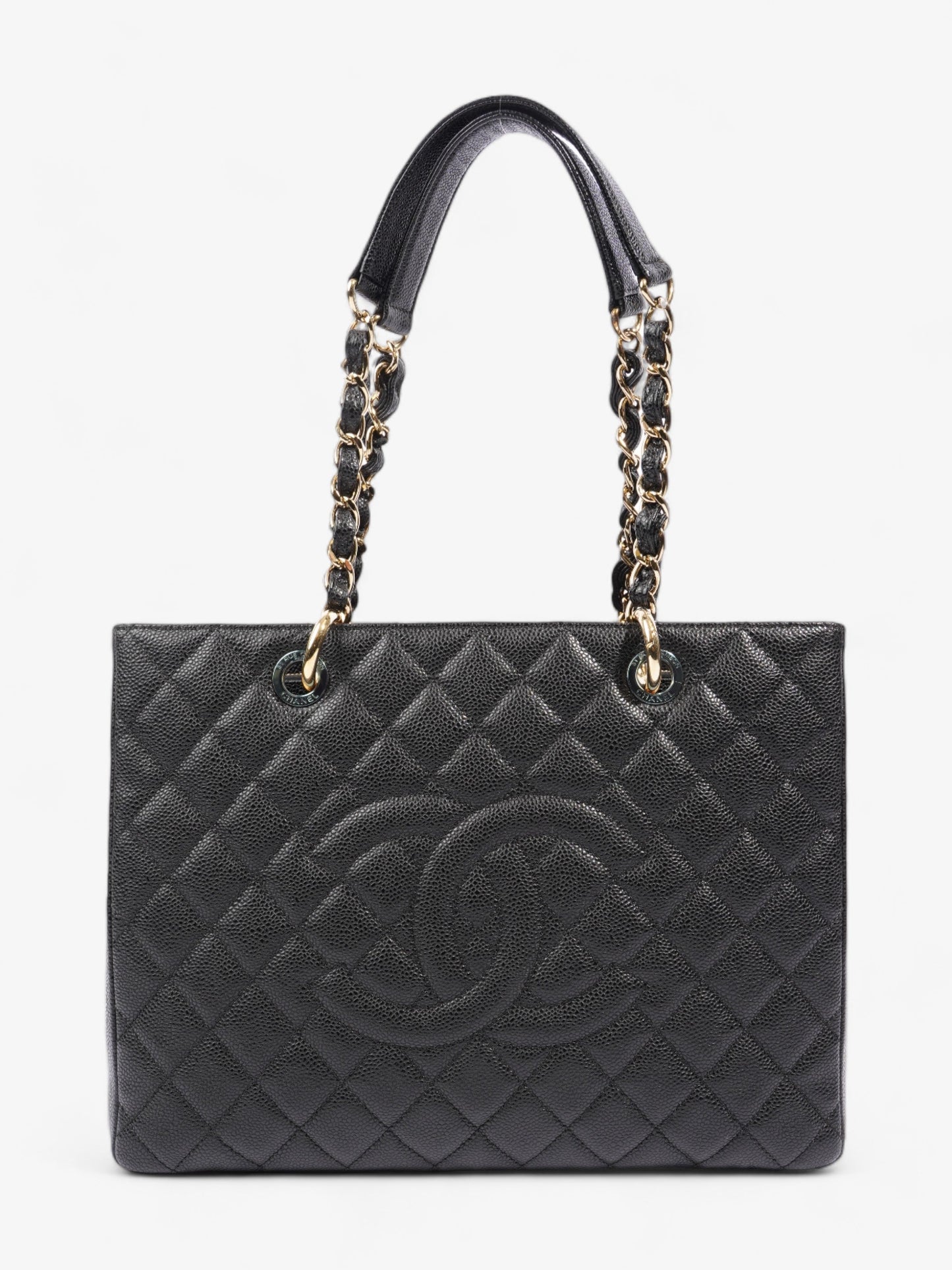Chanel Grand Shopper Black Caviar Leather