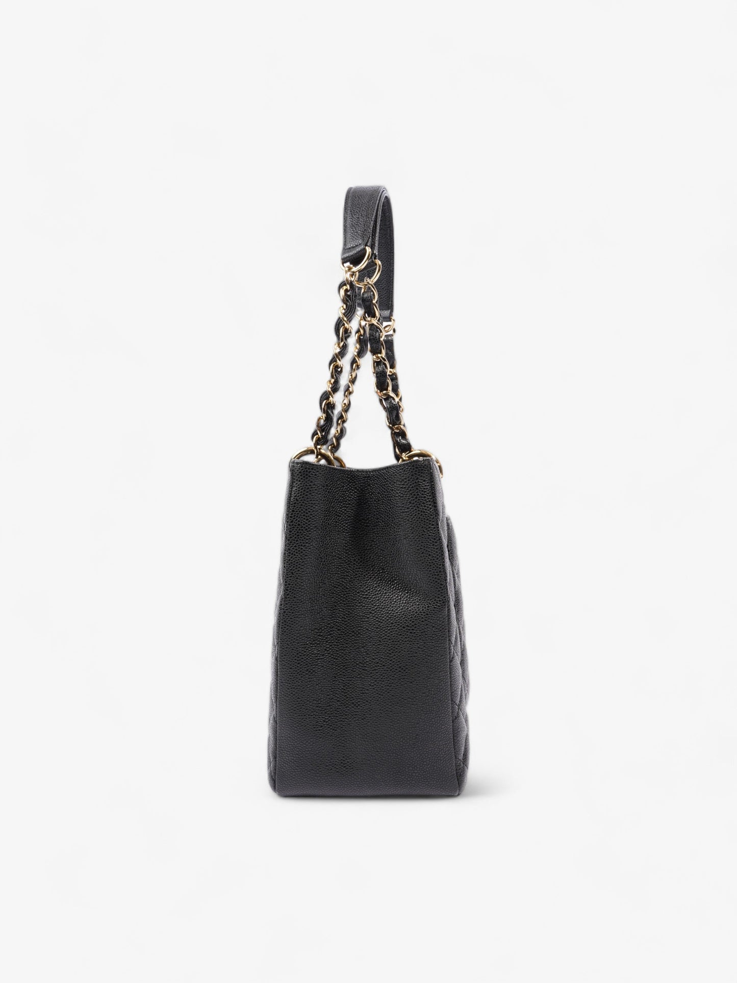 Chanel Grand Shopper Black Caviar Leather