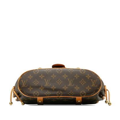 Brown Louis Vuitton Monogram Theda PM HandBag