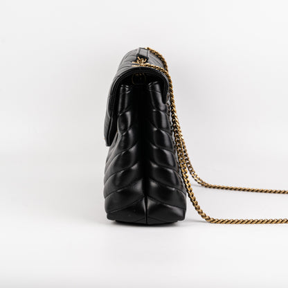 Saint Laurent Medium Lou Lou Black