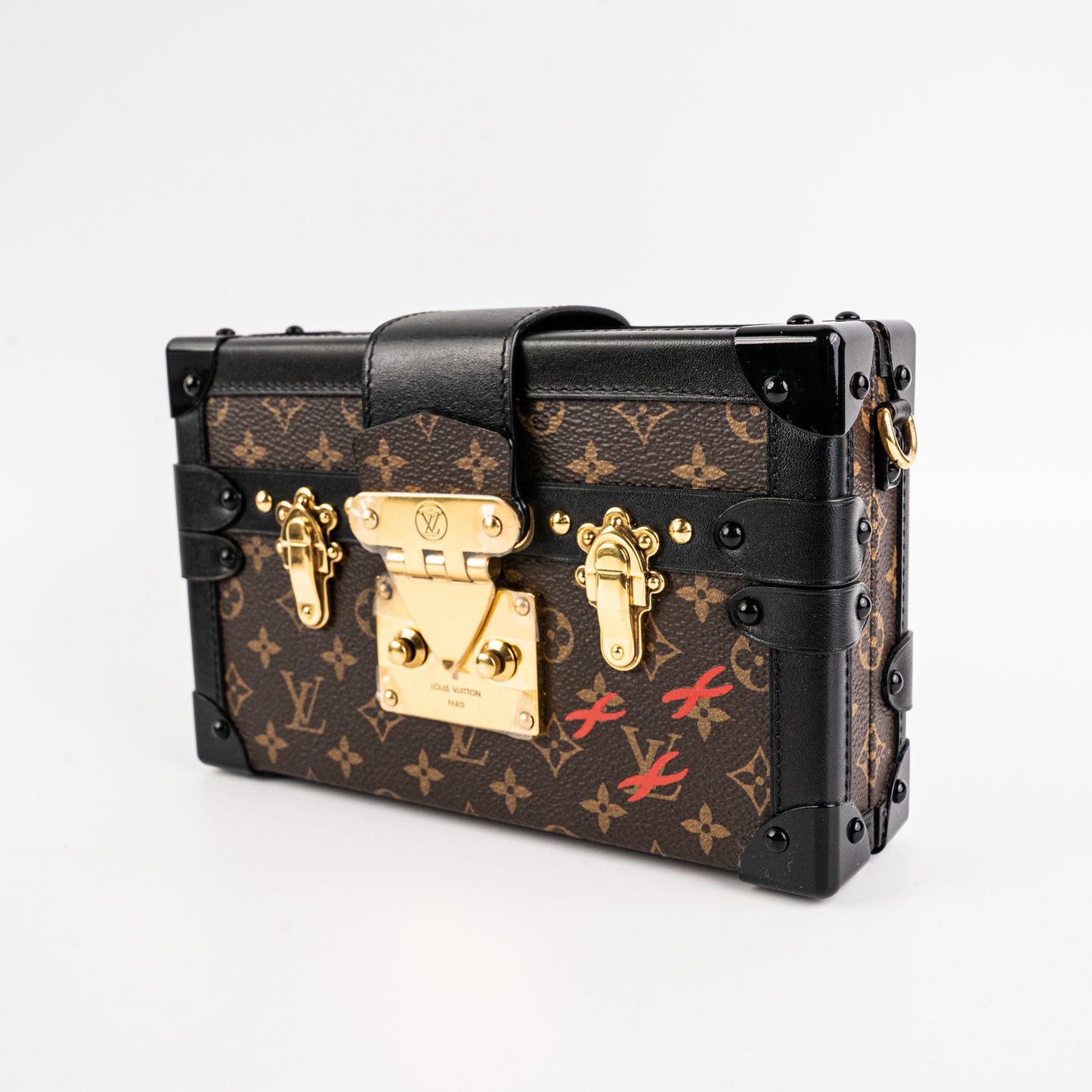 Louis Vuitton Petite Malle Monogram Clutch Bag