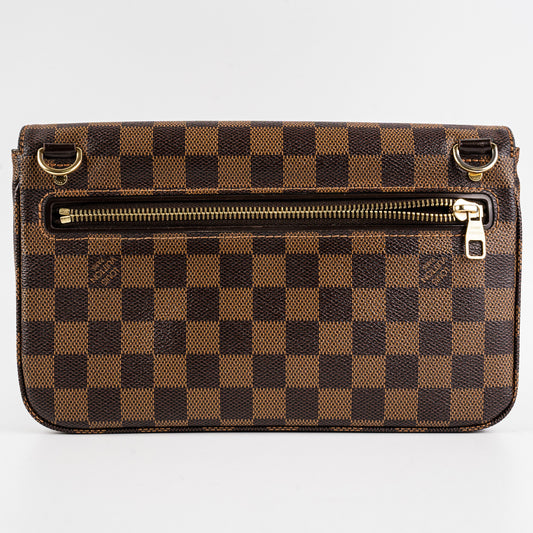 Louis Vuitton Huxton PM Damier Ebene Crossbody Bag