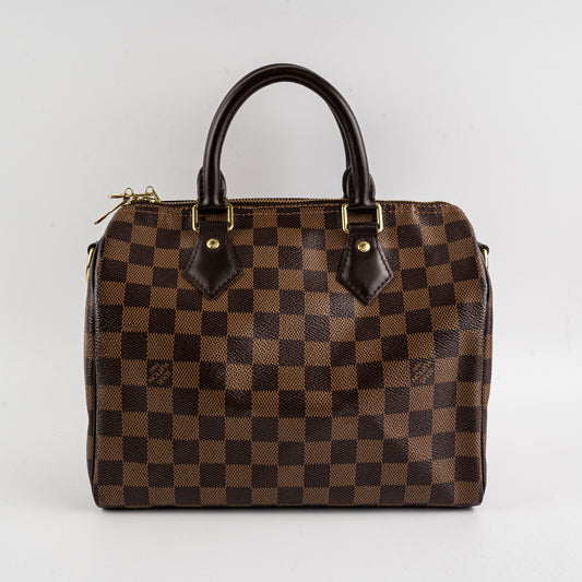 Louis Vuitton 25 Bandouliere Damier Ebene Bag