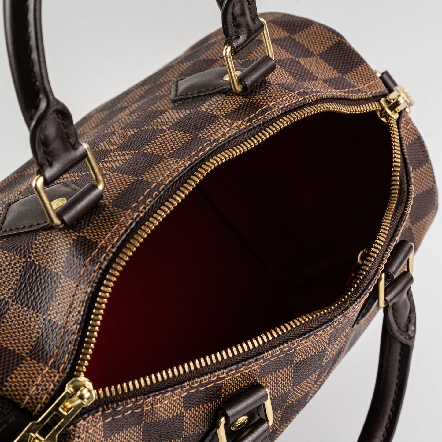 Louis Vuitton 25 Bandouliere Damier Ebene Bag