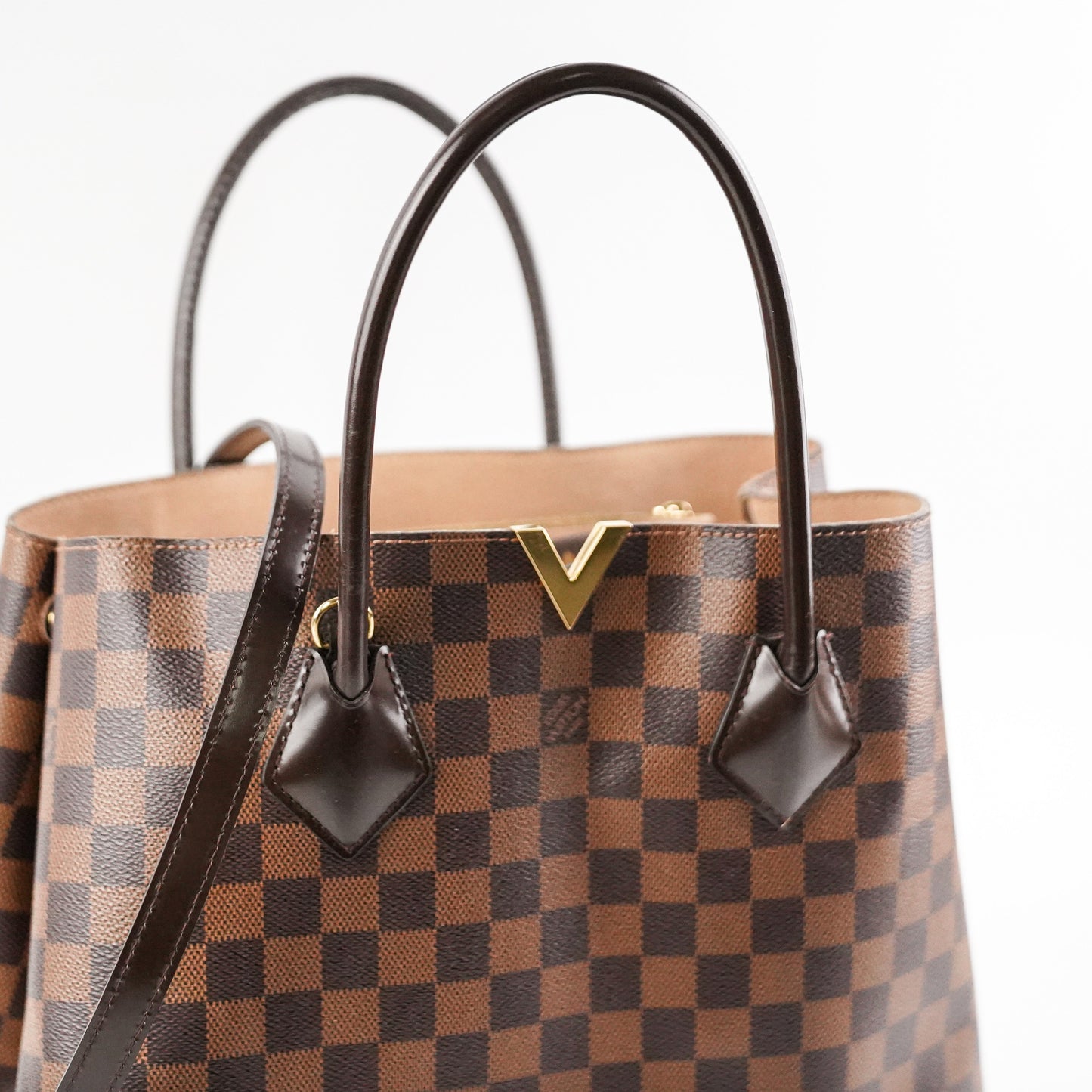 Louis Vuitton Kensington Damier Ebene Handbag