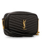Saint Laurent Lou Leather Black Crossbody Style 39
