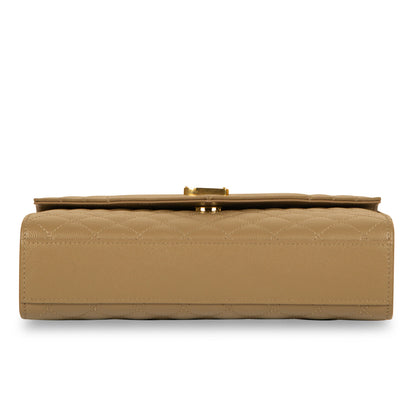 Saint Laurent Envelope Matelassé Beige Shoulder Bag