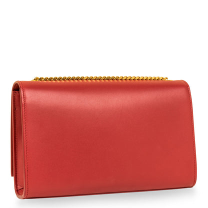 Saint Laurent Kate Leather Red Shoulder Bag Style 14