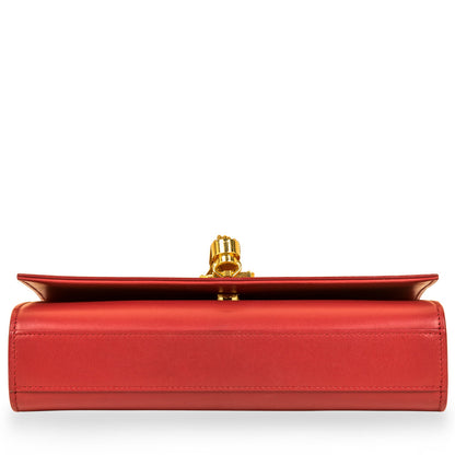 Saint Laurent Kate Leather Red Shoulder Bag Style 14