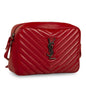 Saint Laurent Lou Lambskin Red Crossbody